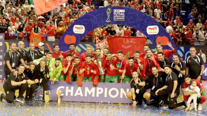 Maroc champion d’Afrique de futsal 2026 après sa victoire contre l’Angola