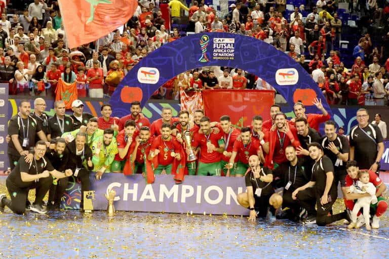 Maroc champion d’Afrique de futsal 2026 après sa victoire contre l’Angola